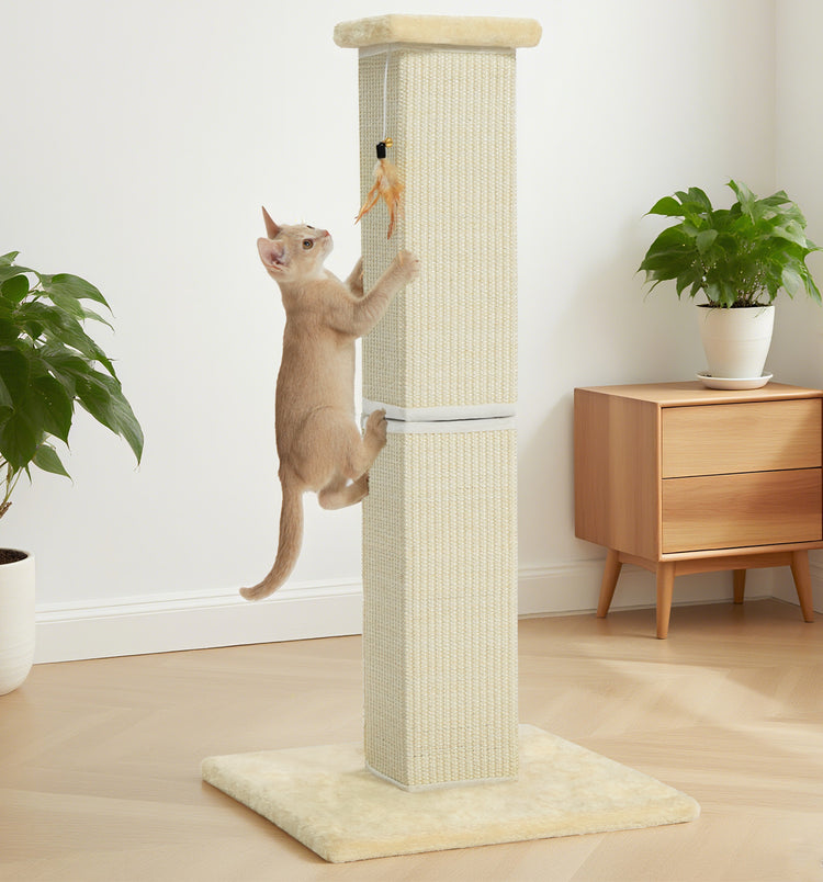 Made4Pets Cat Scratching Post, 32 Inch Cat Scratcher