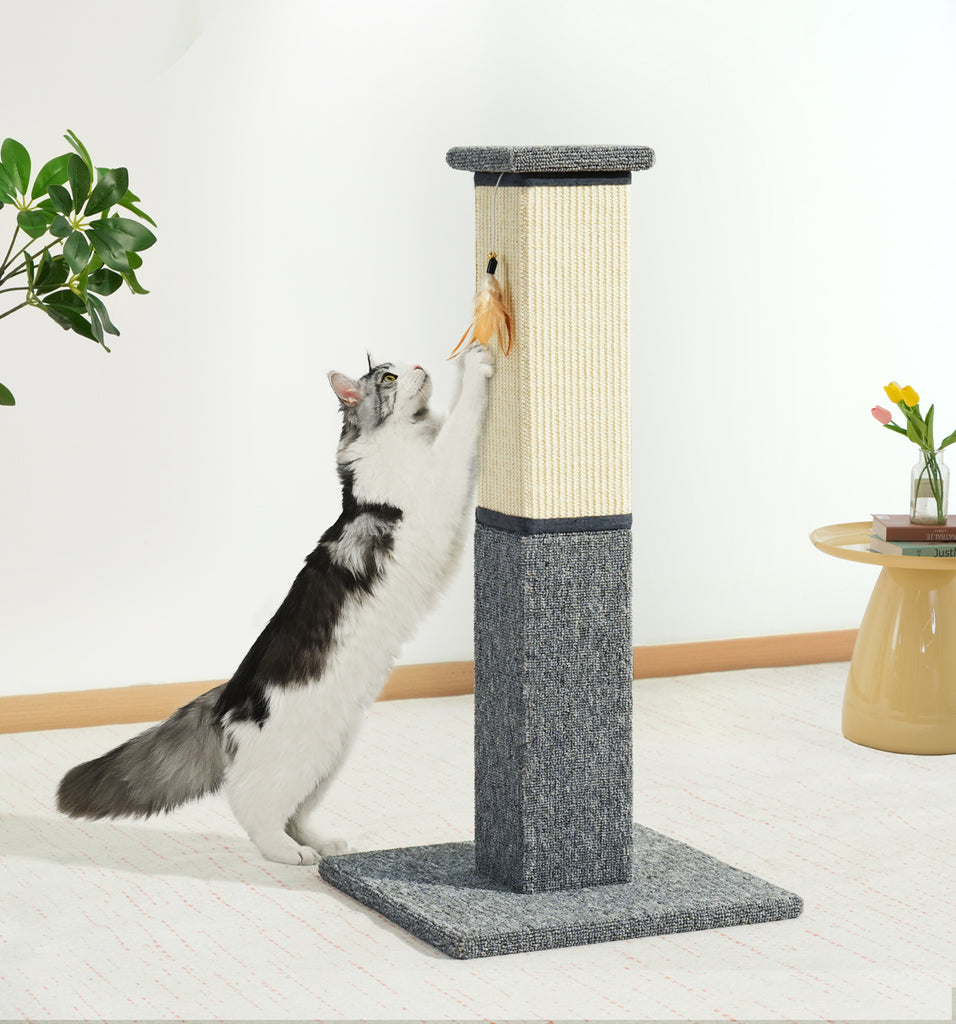 Made4Pets Cat Scratching Post, 32 Inch Cat Scratcher