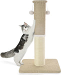 Made4Pets Cat Scratching Post, Tall Cat Scratch Post for Indoor Cats Natural Sisal Rope Thin Cat Scratcher