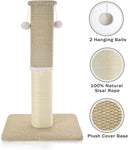 Made4Pets Cat Scratching Post, Tall Cat Scratch Post for Indoor Cats Natural Sisal Rope Thin Cat Scratcher
