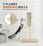 Made4Pets Cat Scratching Post, Tall Cat Scratch Post for Indoor Cats Natural Sisal Rope Thin Cat Scratcher