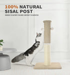 Made4Pets Cat Scratching Post, Tall Cat Scratch Post for Indoor Cats Natural Sisal Rope Thin Cat Scratcher