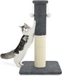 Made4Pets Cat Scratching Post, Tall Cat Scratch Post for Indoor Cats Natural Sisal Rope Thin Cat Scratcher