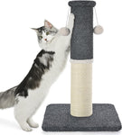 Made4Pets Cat Scratching Post, Tall Cat Scratch Post for Indoor Cats Natural Sisal Rope Thin Cat Scratcher