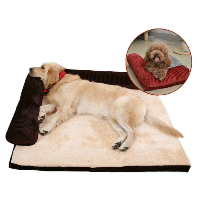 Washable Dog Couch Bed with Removable Cover - Made4Pets