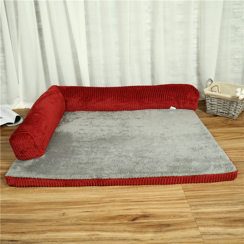 Washable Dog Couch Bed with Removable Cover - Made4Pets