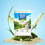 Blue Sky Eco Friendly Clumping Cat Litter Eco-friendly Flushable and compostable. high-polymer absorbent materials and plant-based ingredients