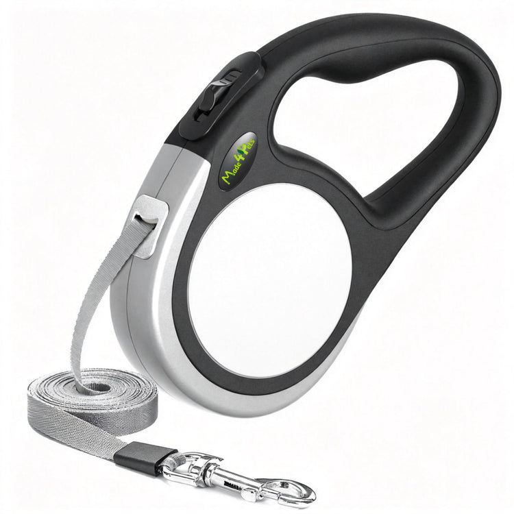 Made4Pets Durable Retractable Leash for Dogs - Secure Lock & Anti-Slip Handle