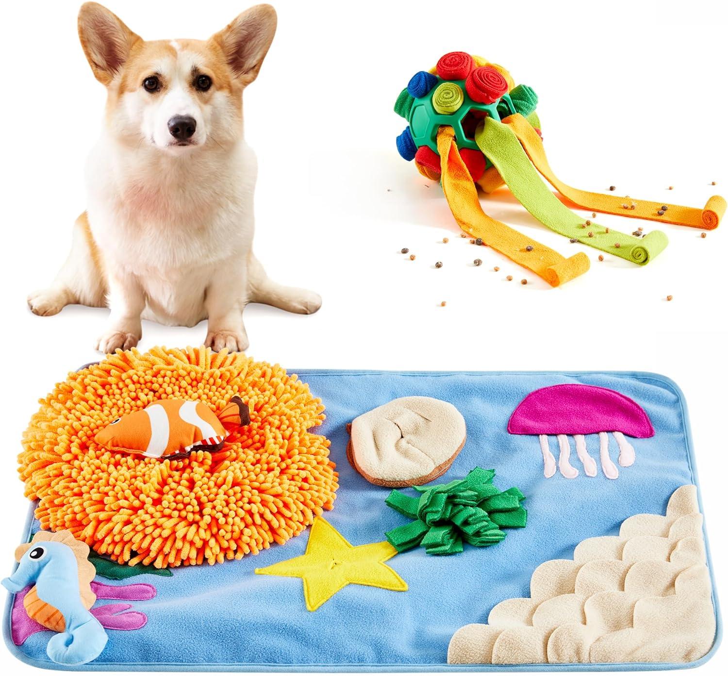 Snuffle Mat & Ball Set for Interactive Treat Game - Made4Pets