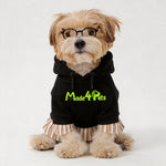 Made4Pets Trendy Dog Hoodie with Ruffle Hem - Cute Pet Clothes for Small Breeds