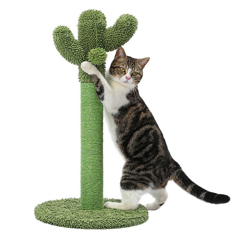 Cat Scratching Post with Sisal Rope & Dangling Balls - Made4Pets