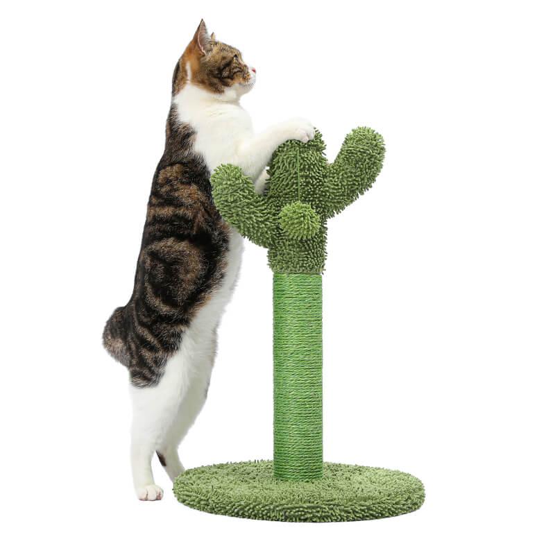 Cat Scratching Post with Sisal Rope & Dangling Balls - Made4Pets