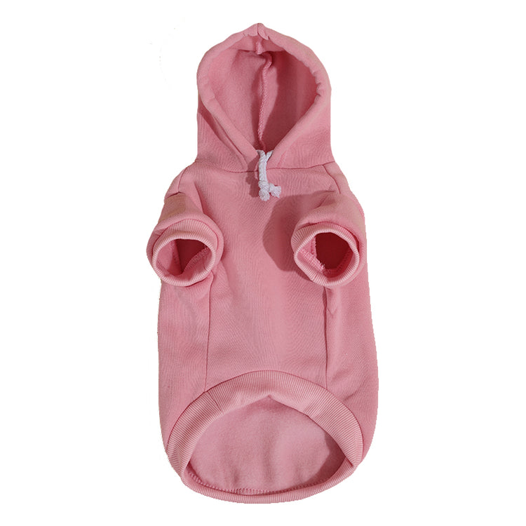 Made4Pets Cozy Knit Hoodie for Dogs, Soft Pet Sweatshirts Hoodies, Puppy Warm Dog Clothes, XL, Pink