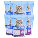 Made4Pets Cat Litter Crystals, Non Clumping No scooping Low Dust, Low Tracking, Lightweight, Dehydrates Waste, Lavender