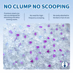 Made4Pets Cat Litter Crystals, Non Clumping No scooping Low Dust, Low Tracking, Lightweight, Dehydrates Waste, Lavender