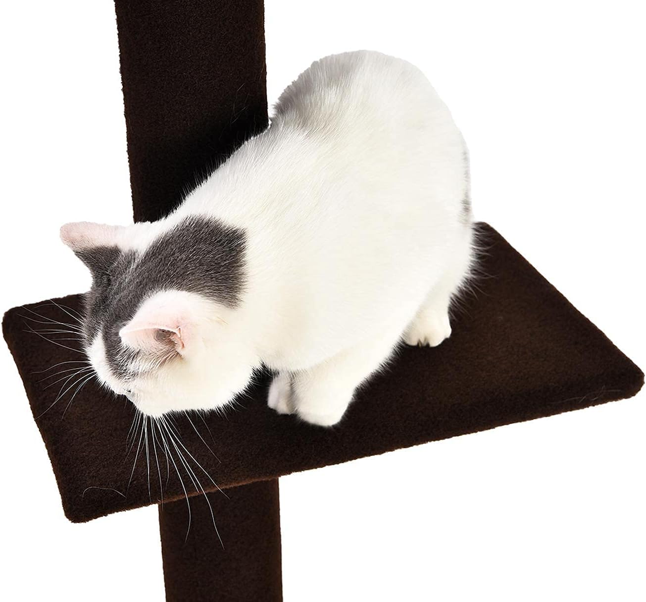 Cat Craft 90-in Cat Tree & Scratching Post Tower, Brown