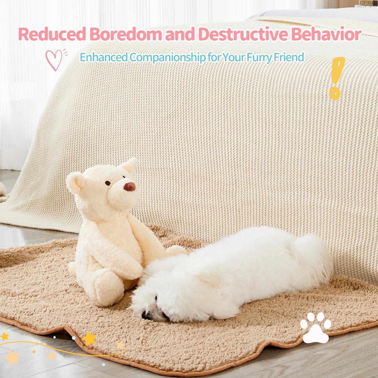 Calming Dog Plush Toy for Separation Anxiety Relief Toy - Made4Pets