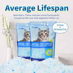 Made4Pets Cat Litter Crystals, Non Clumping No scooping Low Dust, Low Tracking, Lightweight, Dehydrates Waste
