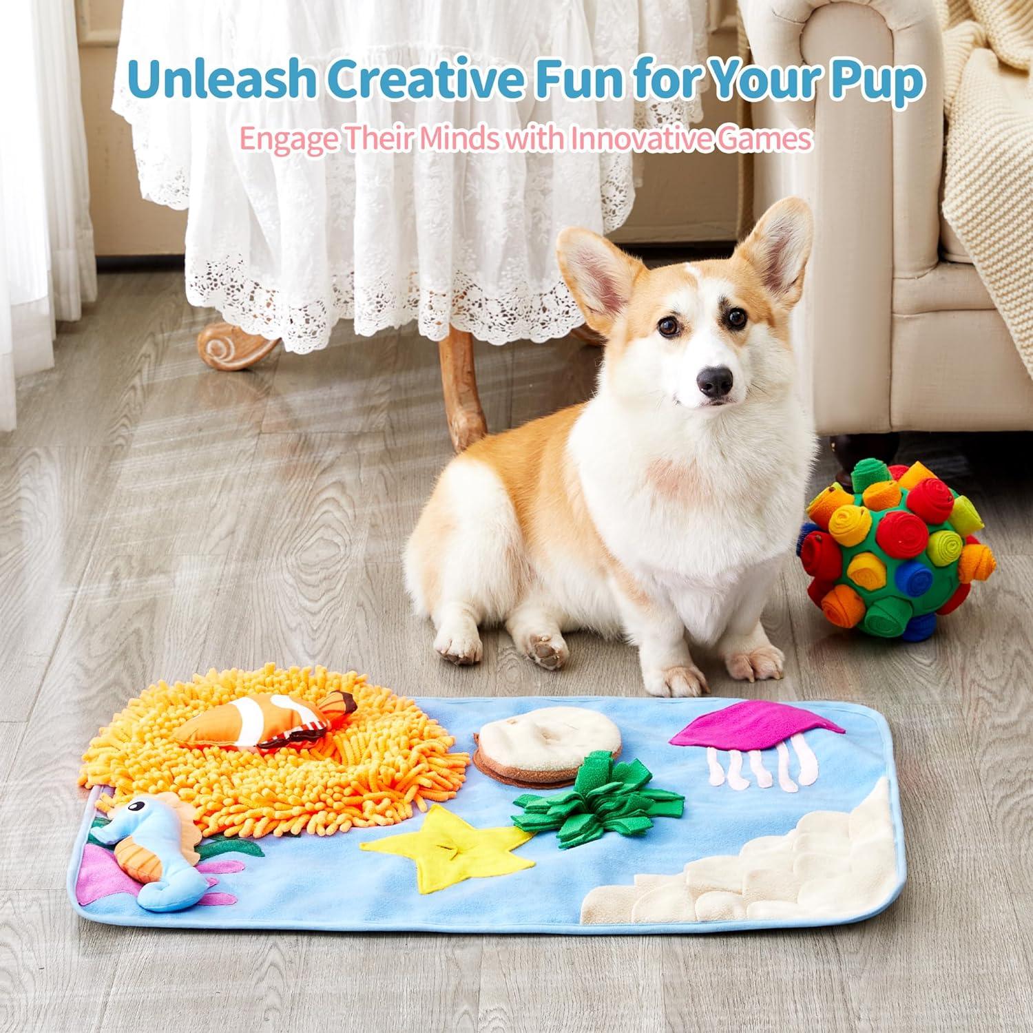 Snuffle Mat & Ball Set for Interactive Treat Game - Made4Pets