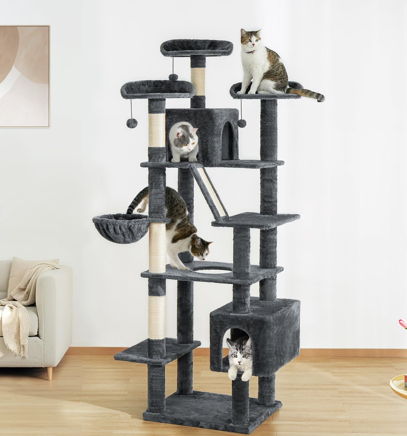Made4Pets Tall Cat Tree, 80